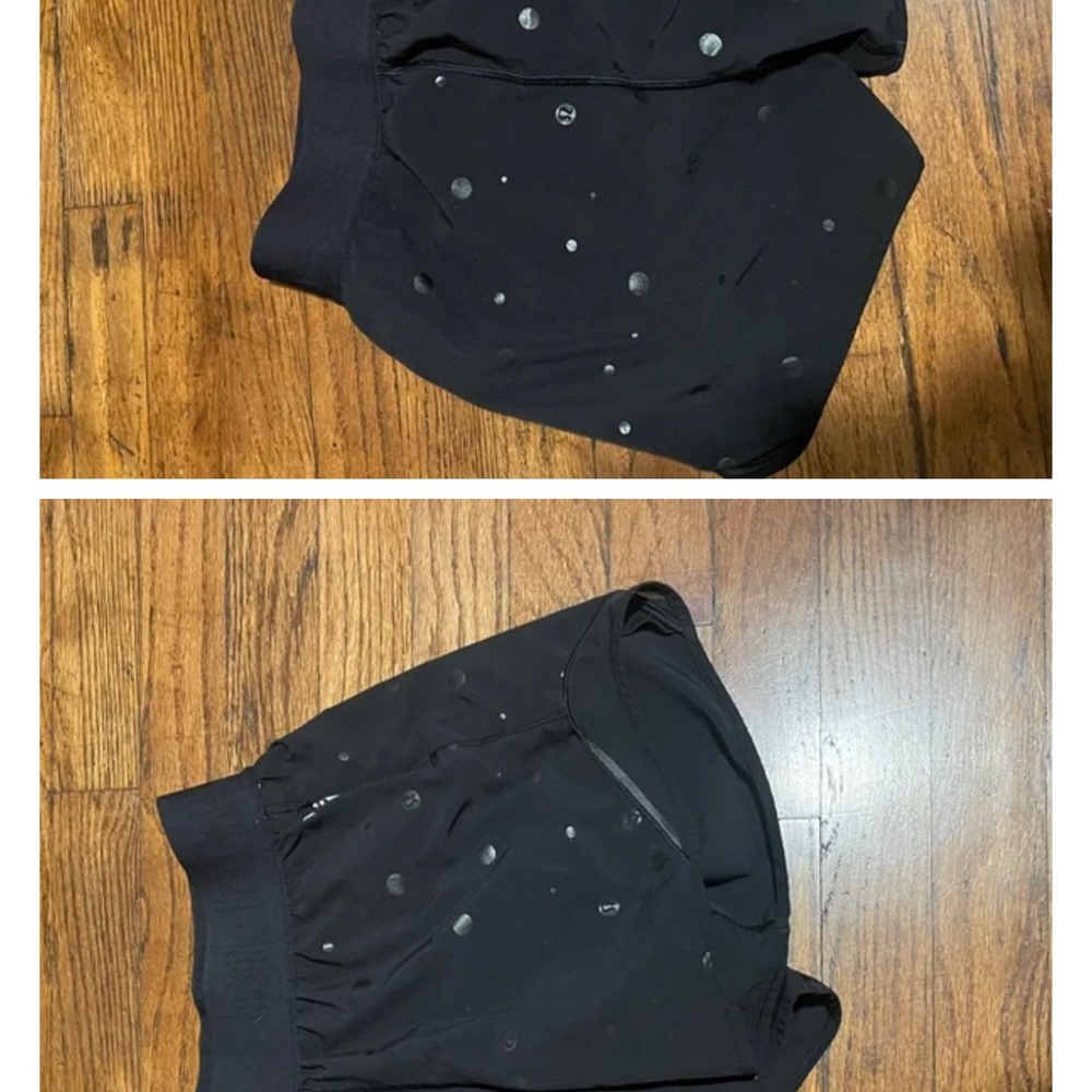 Lululemon Athletica Black Performance Athletic Shorts size 4